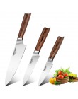 Japoński noże szefa kuchni zestaw profesjonalny nóż kuchenny niemcy 1.4116 stal wysokowęglowa warzyw nóż introligatorski do goto