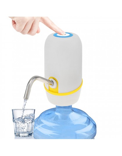 ZILU Home dozownik do wody pompa, ładowanie USB automatyczne elektryczne pompy wody przenośne butelki do picia Drinkware Switch 