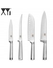 XYj kuchnia 8 sztuk noże ze stali nierdzewnej zestaw 8 cal stojak na noże odkostnianie Santoku noże ryby Sushi styl japoński nar