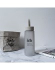 Butelka bez bpa plastikowa peeling sportowy szczelna butelka do picia moja butelka przenośna moda butelki do napojów dla miłośni