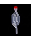 1/2/3 sztuk Homebrew fermentacja wina blokada powietrza plastikowa rurka fermentacyjna jednokierunkowy zawór wodny z uszczelką w