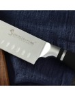 Marka sowoll 9 sztuk zestaw noży kuchennych zestaw nóż ze stali nierdzewnej Chef chleb krojenie siekanie trybowanie Santoku Util