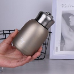 Przenośny termos 300ML termos z filtrem kubek termiczny ze stali nierdzewnej kubek do kawy butelka wody podróżna butelka nowość