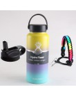 Hydro Flask butelka wody butelka ze stali nierdzewnej izolowane próżniowo szerokie usta Hydroflask z Flex Cap i pokrywka z rurką