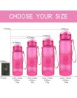 ZORRI lekka butelka do wody bez BPA Tritan Flask бутылка для воды 500 ml/1000 ml CE/EU Drinkware shaker botella de agua