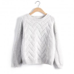 Danjeaner 2018 Vintage kobiety sweter nowa moda O-neck sweter zimowe dzianiny podstawowe topy luźne kobiece dzianiny odzież wier