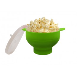 2018 nowy Popcorn kuchenka mikrofalowa silikonowy składany czerwony wysoki jakość kuchnia łatwe narzędzia DIY wiadro popcornu Bo