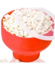 2018 nowy Popcorn kuchenka mikrofalowa silikonowy składany czerwony wysoki jakość kuchnia łatwe narzędzia DIY wiadro popcornu Bo