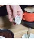 2000PC wielokrotnego napełniania Nespresso kapsułka z kawą Flim naklejka napełnianie kapsułka ze stali nierdzewnej samoprzylepna