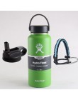 Hydro Flask butelka wody butelka ze stali nierdzewnej izolowane próżniowo szerokie usta Hydroflask z Flex Cap i pokrywka z rurką