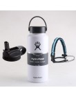Hydro Flask butelka wody butelka ze stali nierdzewnej izolowane próżniowo szerokie usta Hydroflask z Flex Cap i pokrywka z rurką