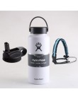 Hydro Flask butelka wody butelka ze stali nierdzewnej izolowane próżniowo szerokie usta Hydroflask z Flex Cap i pokrywka z rurką