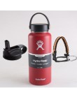 Hydro Flask butelka wody butelka ze stali nierdzewnej izolowane próżniowo szerokie usta Hydroflask z Flex Cap i pokrywka z rurką