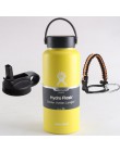 Hydro Flask butelka wody butelka ze stali nierdzewnej izolowane próżniowo szerokie usta Hydroflask z Flex Cap i pokrywka z rurką