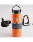 Hydro Flask butelka wody butelka ze stali nierdzewnej izolowane próżniowo szerokie usta Hydroflask z Flex Cap i pokrywka z rurką