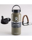 Hydro Flask butelka wody butelka ze stali nierdzewnej izolowane próżniowo szerokie usta Hydroflask z Flex Cap i pokrywka z rurką