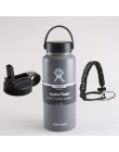 Hydro Flask butelka wody butelka ze stali nierdzewnej izolowane próżniowo szerokie usta Hydroflask z Flex Cap i pokrywka z rurką