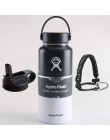 Hydro Flask butelka wody butelka ze stali nierdzewnej izolowane próżniowo szerokie usta Hydroflask z Flex Cap i pokrywka z rurką