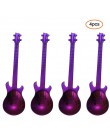 7 sztuk/4 sztuk gitara łyżeczka do kawy zestaw ze stali nierdzewnej deser łyżka do lodów łyżeczka do herbaty akcesoria do kawy s