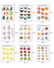 12 sztuk/zestaw Multicolor podwójna warstwa 3D motyle na ścianę naklejki magnesy w kształcie motyli strona lodówka dekoracja pok