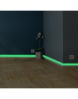 Luminous band tablica naklejka na ścianę salon sypialnia ekologiczna strona główna dekoracyjna naklejka świecące w ciemności DIY