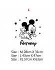 Cartoon nazwa własna Mickey Mouse Minnie ścienne winylowe naklejka do wystroju dla dekoracja pokoju dziecięcego pokoju dziecięce