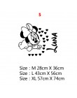 Cartoon nazwa własna Mickey Mouse Minnie ścienne winylowe naklejka do wystroju dla dekoracja pokoju dziecięcego pokoju dziecięce