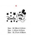 Cartoon nazwa własna Mickey Mouse Minnie ścienne winylowe naklejka do wystroju dla dekoracja pokoju dziecięcego pokoju dziecięce