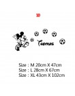 Cartoon nazwa własna Mickey Mouse Minnie ścienne winylowe naklejka do wystroju dla dekoracja pokoju dziecięcego pokoju dziecięce