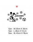Cartoon nazwa własna Mickey Mouse Minnie ścienne winylowe naklejka do wystroju dla dekoracja pokoju dziecięcego pokoju dziecięce