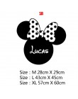 Cartoon nazwa własna Mickey Mouse Minnie ścienne winylowe naklejka do wystroju dla dekoracja pokoju dziecięcego pokoju dziecięce