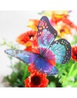 18 sztuk/partia 3d Crystal naklejka na ścianę z motylem piękne motyle naklejki ozdobne naklejki do dekoracji wnętrz dekoracje śl