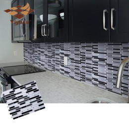 Mozaika płytka samoprzylepna Backsplash naklejka ścienna winylowa łazienka kuchnia Home Decor DIY W4