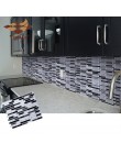 Mozaika płytka samoprzylepna Backsplash naklejka ścienna winylowa łazienka kuchnia Home Decor DIY W4