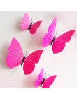 Darmowa wysyłka 12 sztuk pcv 3d motyl dekoracje ścienne śliczne motyle na ścianę naklejki ozdobne dekoracje do domu pokój wall a
