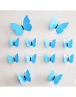 Darmowa wysyłka 12 sztuk pcv 3d motyl dekoracje ścienne śliczne motyle na ścianę naklejki ozdobne dekoracje do domu pokój wall a