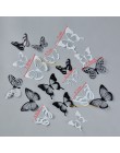 36 sztuk 3D Crystal Butterfly naklejki ścienne kreatywne motyle z diamentem Home Decor dekoracja pokoju dziecięcego artystyczne 