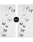 36 sztuk 3D Crystal Butterfly naklejki ścienne kreatywne motyle z diamentem Home Decor dekoracja pokoju dziecięcego artystyczne 