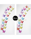 36 sztuk 3D Crystal Butterfly naklejki ścienne kreatywne motyle z diamentem Home Decor dekoracja pokoju dziecięcego artystyczne 