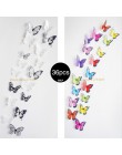 36 sztuk 3D Crystal Butterfly naklejki ścienne kreatywne motyle z diamentem Home Decor dekoracja pokoju dziecięcego artystyczne 