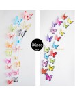 36 sztuk 3D Crystal Butterfly naklejki ścienne kreatywne motyle z diamentem Home Decor dekoracja pokoju dziecięcego artystyczne 