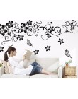 Hot diy ściana Art dekoracyjna naklejka moda romantyczna ściana kwiatów naklejki/naklejki ścienne Home Decor 3D tapety darmowa w