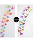 36 sztuk 3D Crystal Butterfly naklejki ścienne kreatywne motyle z diamentem Home Decor dekoracja pokoju dziecięcego artystyczne 