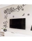 Hot diy ściana Art dekoracyjna naklejka moda romantyczna ściana kwiatów naklejki/naklejki ścienne Home Decor 3D tapety darmowa w