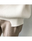 Damskie swetry 2020 jesienno-zimowa Casual V Neck kobiety swetry sweter jednolity kolor, długi rękaw moda luźna dzianina kaszmir