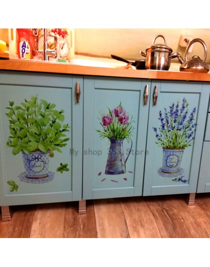DIY ściana naklejki home decor doniczkowa doniczka motyl kuchnia szyba okienna naklejki łazienkowe wodoodporna darmowa wysyłka