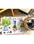 DIY ściana naklejki home decor doniczkowa doniczka motyl kuchnia szyba okienna naklejki łazienkowe wodoodporna darmowa wysyłka