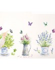 DIY ściana naklejki home decor doniczkowa doniczka motyl kuchnia szyba okienna naklejki łazienkowe wodoodporna darmowa wysyłka