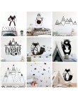 Cartoon Tribal Animals Vinyl naklejka ścienna do dekoracja pokoju dziecięcego Babys dekoracja sypialni naklejki naklejki niedźwi