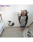 Cartoon Tribal Animals Vinyl naklejka ścienna do dekoracja pokoju dziecięcego Babys dekoracja sypialni naklejki naklejki niedźwi